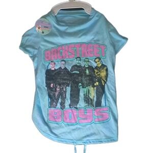 Pop Music Doggy Swag! Authentic Backstreet Boys Graphic Pet Shirt  Limited Large